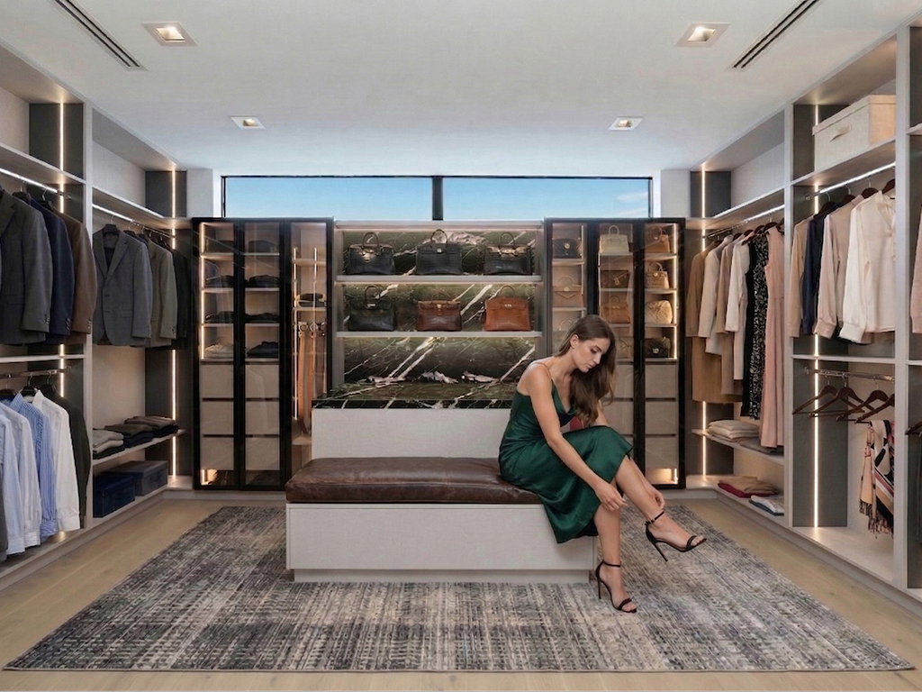 Custom closet design Miami by True Custom