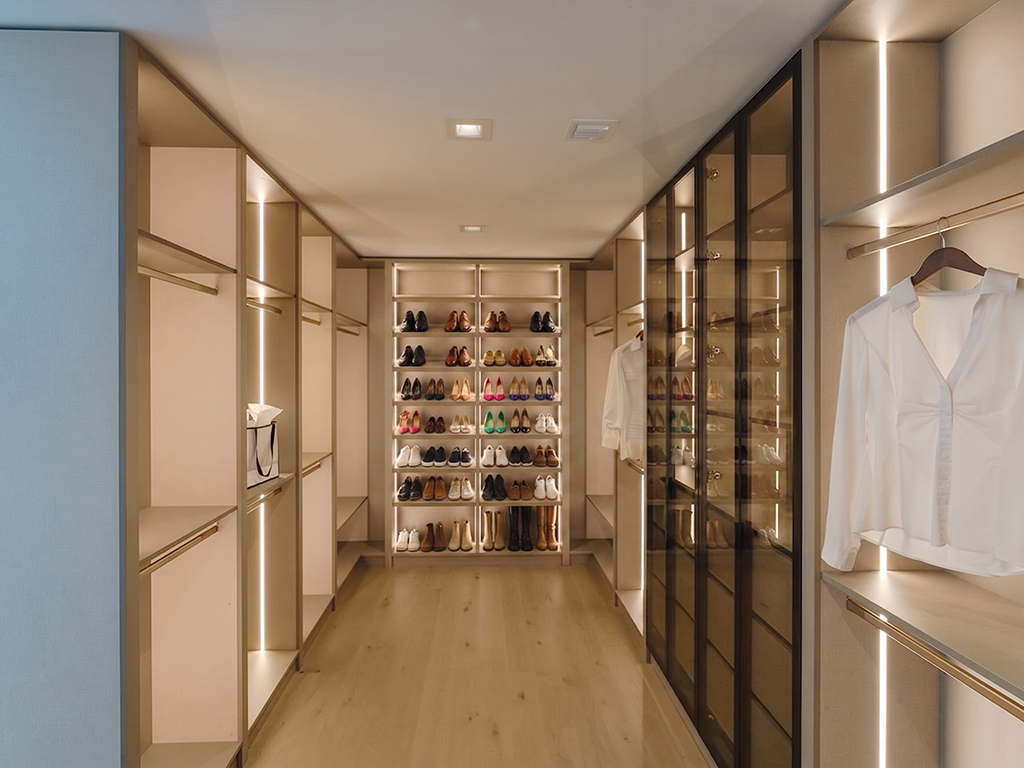 Custom closet design Miami by True Custom