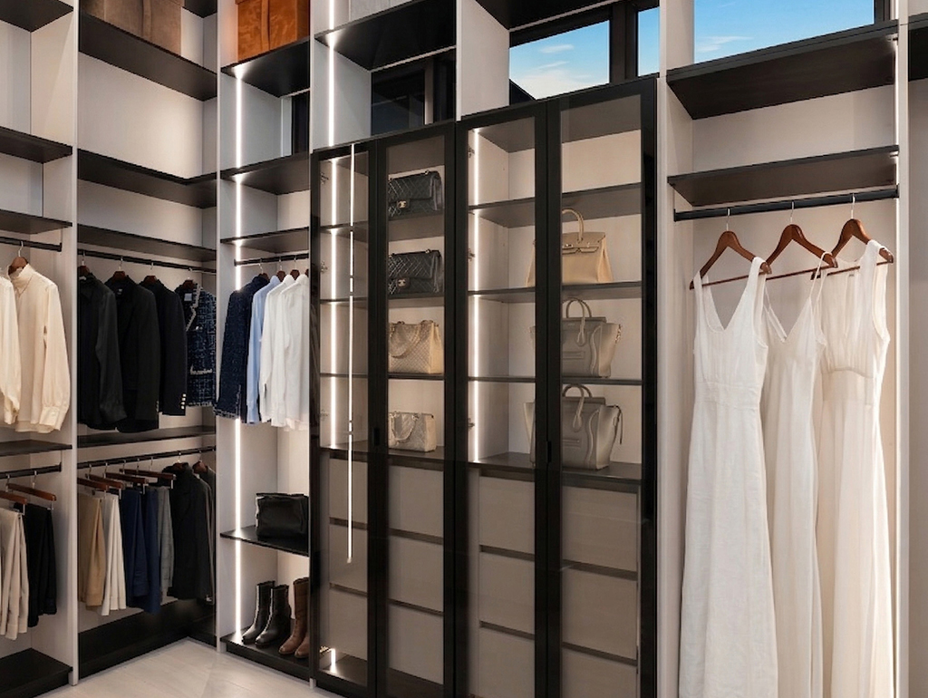 Custom closet design Miami by True Custom