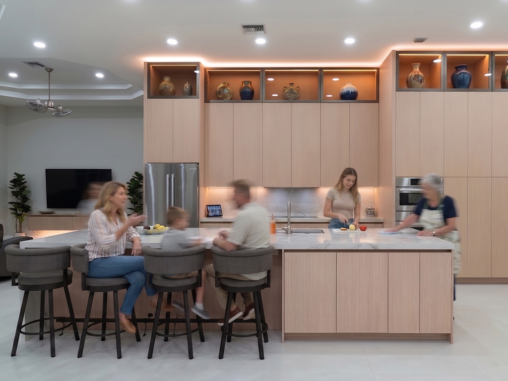 Custom kitchen design Miami by True Custom