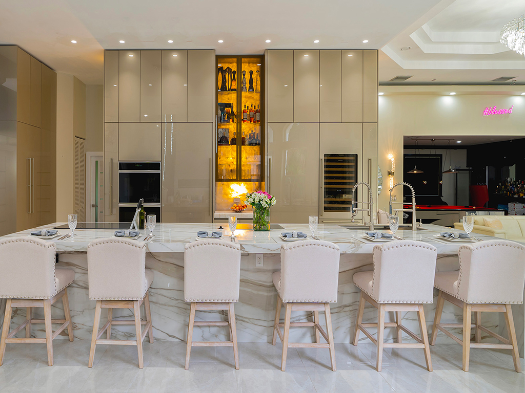 Custom kitchen design Miami by True Custom